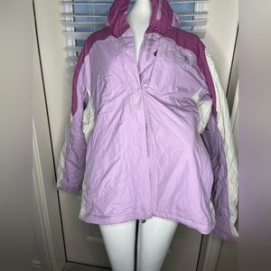 Two Tone Purple The North Face Hyvent jacket XL 1X